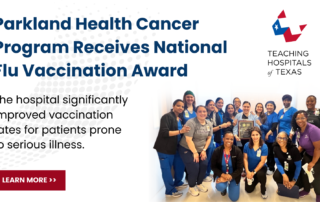 Parkland Health Cancer Program receives national flu vaccination award